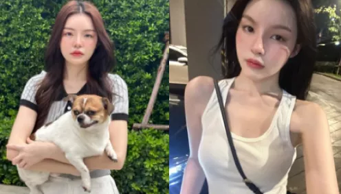 抖娘利世梅花旗袍