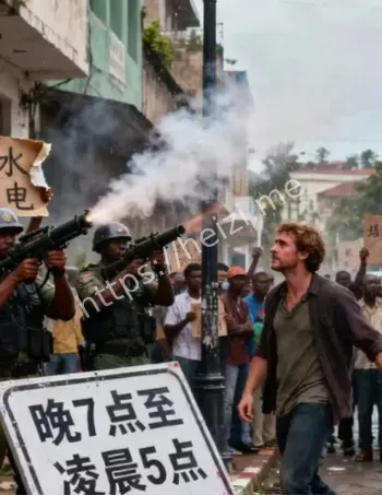 暴乱现场照片曝光