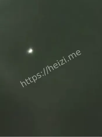 银川中秋不明发光飞行物