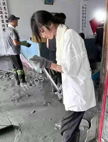 台湾灾区现场时尚秀