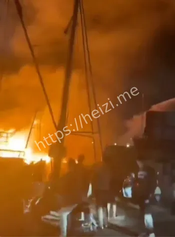 北海8艘渔船同时起火