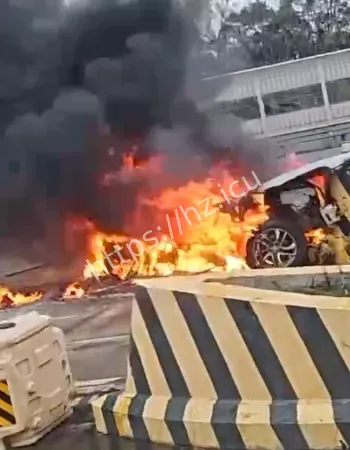 驾驶员惊险逃生