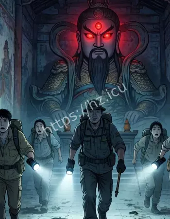 神像突然睁开三只眼